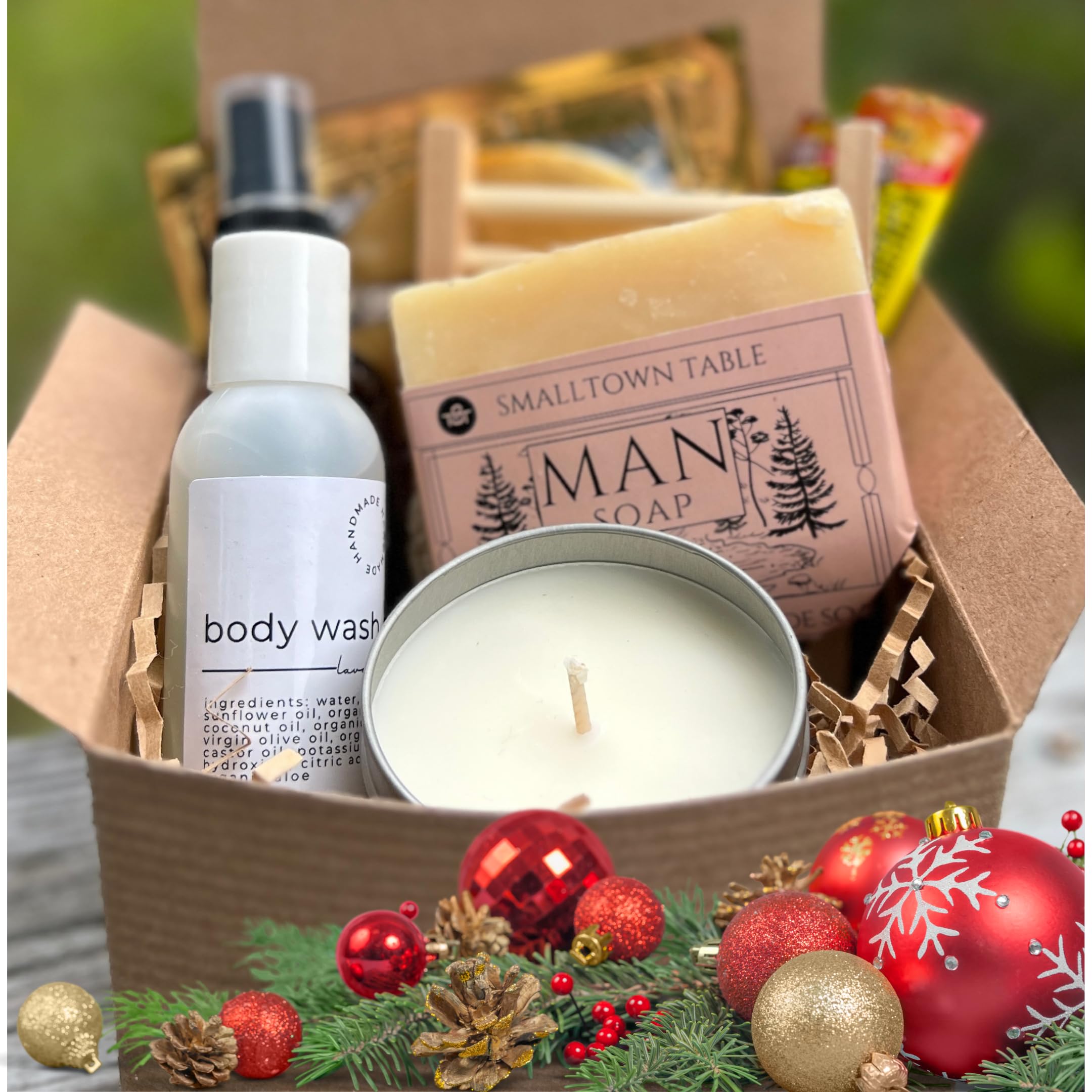 Amazon.com: Man Spa Luxury Gift Set for Men - 6 Piece Body